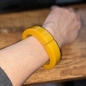 Bakelite 1940s Butterscotch Bracelet